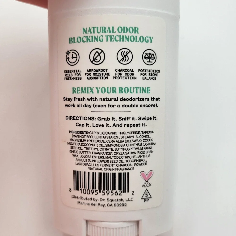 Set of 2 Jukebox Watermelon Disco Aluminum Free Womens‎ Natural Deodorant 2.65oz